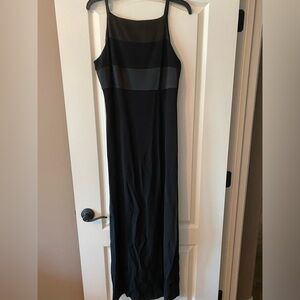 Dave & Johnny size 14 Black long dress.
